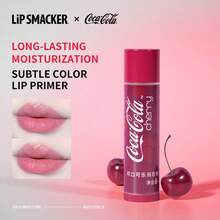 LIP SMACKER 2 件可口可乐合作润唇膏，水果汽水味，保湿滋养，有色唇彩，送给朋友和家人的绝佳礼物，LIPSMACKER - 淺粉色 - 查看 3