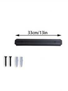 1 pièce Support magnétique puissant pour couteaux de cuisine à fixer au mur, support magnétique en métal et ABS pour ranger les couteaux. Organisateur de cuisine, ustensiles de cuisine, décoration de pièce, convient pour la cuisine, le restaurant, les fêtes, le camping, les rassemblements, cadeau pour les amis et la famille