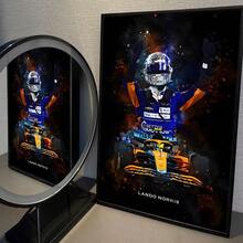 1pc/3PCS Wall Arts Posters Pop Anime F1 Racing Driver Legendary Anime Poster Decoration Painting Wall Art White Wall Decoration Frameless/Framed Canvas Art - Multicolor - View 13