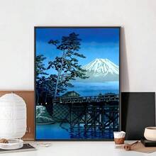 1 Stück Ukiyo-E Kawase Hasui Kunstwerke Poster Clubbar Vintage Poster Wandkunst Malerei Schlafzimmer Studierzimmer ohne Rahmen - Verschiedenfarbig - Übersicht 50