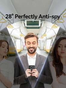 10 件/套 /5+5 隐私钢化玻璃屏幕保护膜适用于 iPhone 16 Pro Max 15 Plus 14 13 Mini 带相机镜头保护膜 - 黑色 - 查看 2