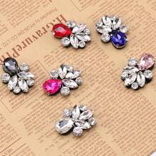 1-20pcs/Set Handmade Self-Adhesive Diamond Rhinestone Multicolor Water Drop Glass Decoration, Suitable For Shoes, Clothing, Bags, Accessories, Hair Clips, Non-Woven Fabric Clothing Accessories, Elegant Quality And Careful Craftsmanship