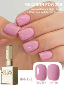 XEIJAYI 1Pc 15ML Pink Nail Gel Semi Permanent Nail Art Soaking UV LED Nail Salon DIY Nail Salon Gel For Spring And Summer