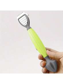 1 pieza Rallador y exprimidor de limón multifunción con rallador integrado, mango verde, cuchillas de acero inoxidable, fácil exprimido y rallado, herramienta de cocina esencial, diseño ergonómico, rallador, pequeño electrodoméstico de cocina - Verde - Ver 9
