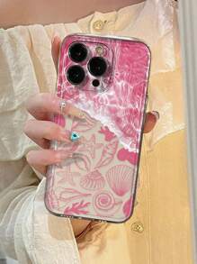 Funda de teléfono de verano con elementos oceánicos pintados, minimalista, resistente a las caídas y gruesa. Impresa y compatible con iPhone 16/16 Pro/16 Pro Max/16 Plus/15 XR /7/8 15 Pro Max/12 Pro Max/13 Pro Max/14 Pro Max 13 14 11 12p14 Female P11 Soft Shell P12 Anti-Fall XS.XR /78P.78GES2, compatible con A134G A22 A21S A514G A52 S22 ULTRA A335G, compatible con Redmi 10 Redmi Note 114G Redmi 11 Lite A53 TPU A14 /A23/S23 ULTRA S24 A14 A15 S23 A73 Redmi.
