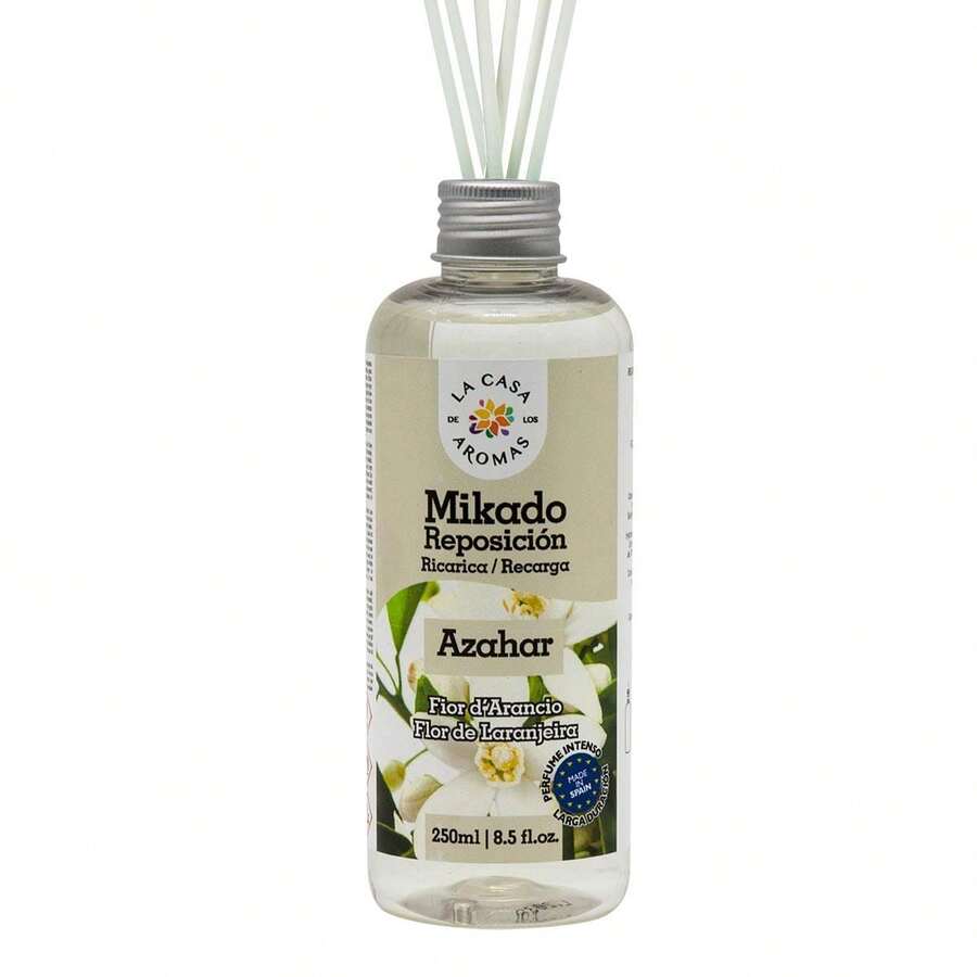 Recarga de Aroma para Difusor 250ml | Ambientador de Larga Duración, Sin Fuego, Purificador de Aire, Aceite Esencial Natural, Eliminador de Olores, Ideal para Hogar, Dormitorio, Salón, Baño, Oficina, Coche, Hoteles y Negocios, Difusor de Varillas Recargable, Fragancia Persistente y Relajante