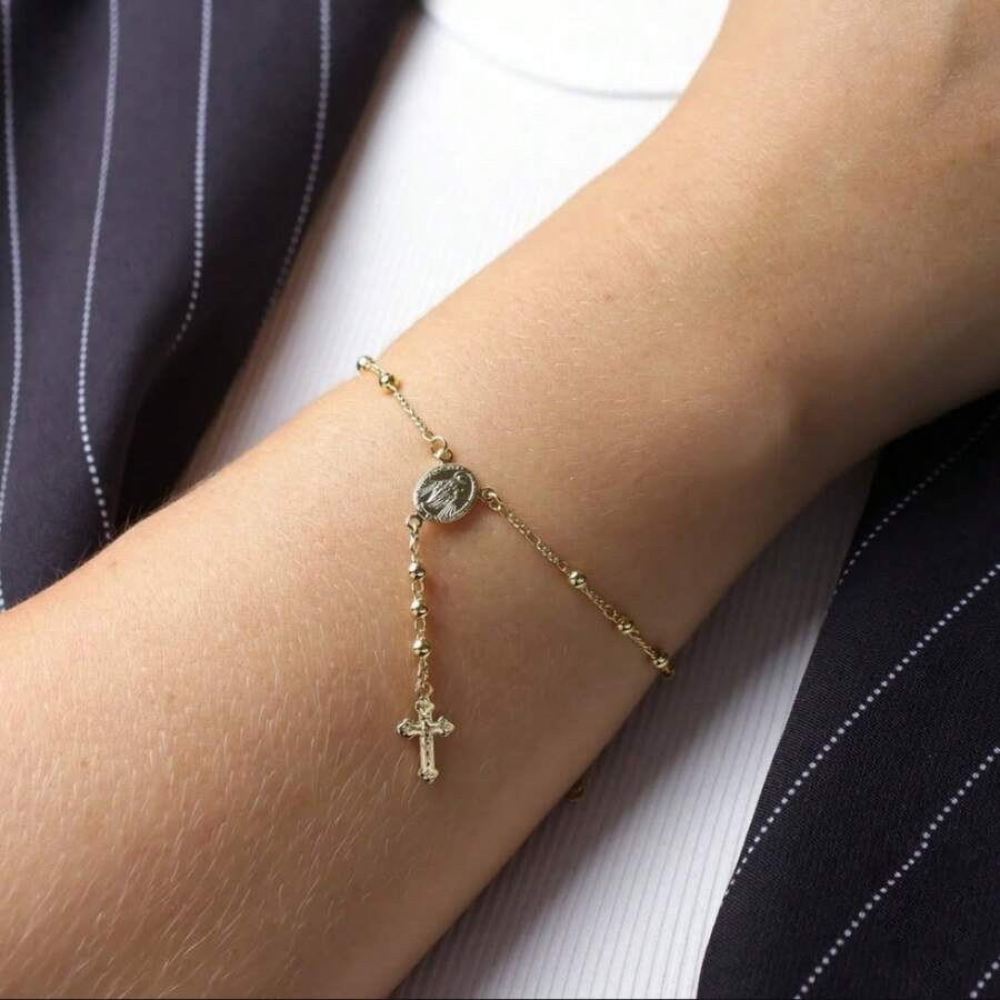 Plated Bracelet - Gold - View 1