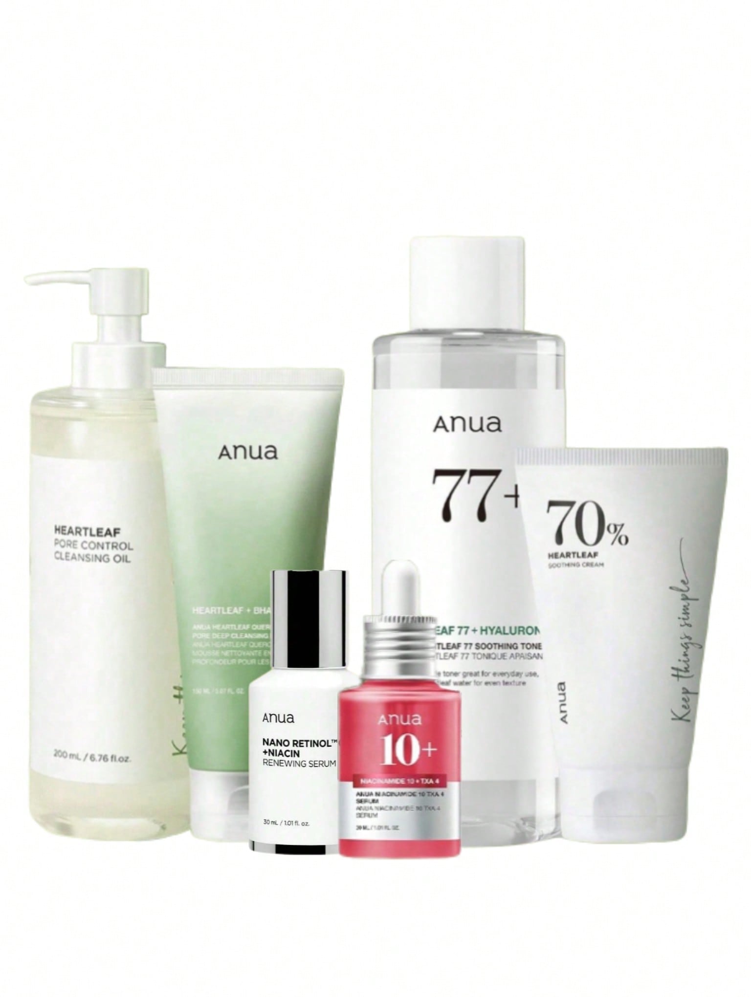 Anua Ultimate Skincare Routine Set [Cleansing Oil + DeepCleansing