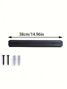 1 pièce Support magnétique puissant pour couteaux de cuisine à fixer au mur, support magnétique en métal et ABS pour ranger les couteaux. Organisateur de cuisine, ustensiles de cuisine, décoration de pièce, convient pour la cuisine, le restaurant, les fêtes, le camping, les rassemblements, cadeau pour les amis et la famille