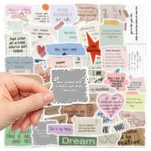 50 张励志英文短语贴纸，50 张可爱卡通鸭子贴纸，适用于 DIY 剪贴簿、笔记本、行李箱、滑板、水瓶、头盔、奖励贴纸 - 彩色 - 查看 4