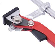 YUNRUX 2pcs Table Clamp Woodworking Clamp Table Mount Ratchet Clamp 160x60 Mm - Red - View 10