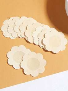 Double Sided Self-Adhesive Bra Pads, Chest Pads Adhesive Pads, Reusable Padding Pads, Bra Bikini Invisible Thickened Chest Pads Waterproof For Swimming - Yellow - View 7