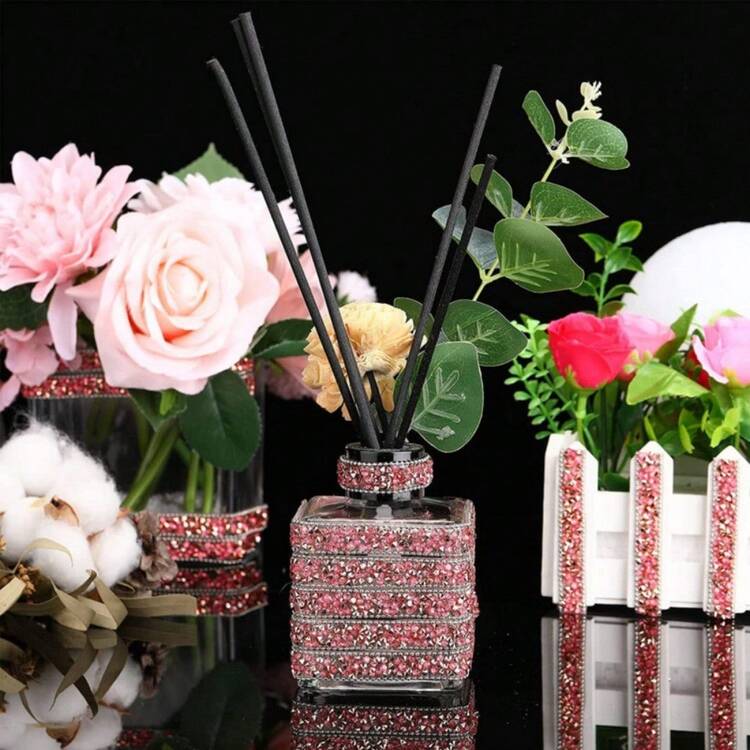 Multi - Purpose Resin Rhinestone Trim - Self - Adhesive Heat Transfer For Clothing, Shoes, DIY Jewelry - 紅色 - 查看 11