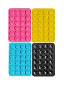 10pcs Double-Sided Silicone Suction Cup Upgrade Suction Cup Card Package Square Single Sided Phone Suction Cup Holder Adhesive Phone Case Holder Silicone Phone Accessories For Women For Men Wallet Mini Wallet Purse Wallet Magsafe Wallet Card Wallet