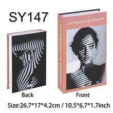 3/2/1 件装仿真装饰书，折叠发货，易于组装，时尚书籍造型咖啡桌装饰，设计师款仿真书，适用于书架、咖啡桌、农舍、家居、客厅、卧室、办公室、浴室、桌面、电视柜、大堂、书架等，是各种节日礼品的理想之选。 - 多色彩色 - 查看 13