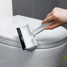 A Multifunctional Window Glass Scraping Wall Tile Cleaning Brush Double-Sided Mirror Sponge Brush Wiper