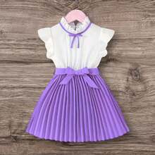 Elegant Princess Dress For Children And Youth - Purple - View 1