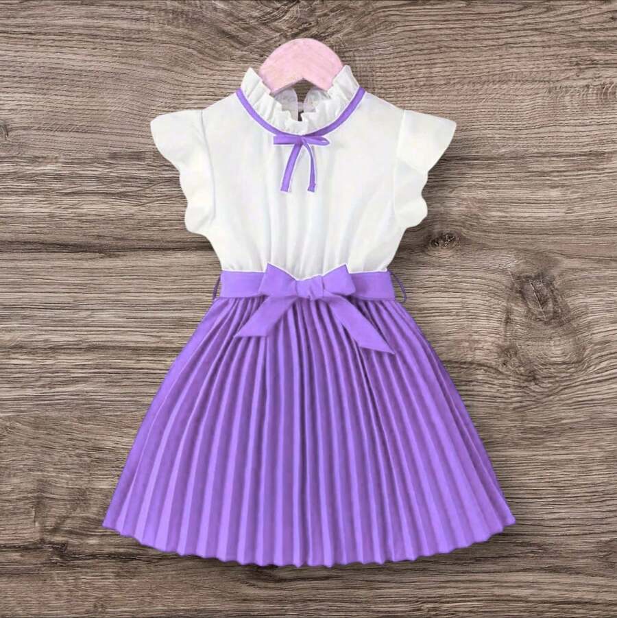 Elegant Princess Dress For Children And Youth - Purple - View 1