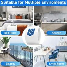 Vacuum Bags For Miele GN Vacuum Cleaner, Compatible With Miele GN 3D Airclean Efficiency Dusting Bags Classic C1 Complete C2 C3, S800, S2000, S5000 And S8000 Series, Bags+ Filters - White - View 9