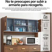 Small Integral Kitchen 120cm Cupboards With 3 Drawers 5 Doors - Maroon - View 6