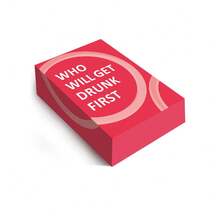 HEART BRIDGE 1 件神秘饮酒挑战派对纸牌游戏，在饮酒桌上营造热闹氛围，适合作为万圣节/圣诞节礼物，聚会、派对和饮酒之夜必备，89 张卡片 - 粉色 - 查看 10