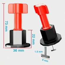 Nivelación Para Azulejos Con Bloqueo En T Espaciadores 275pz - Unitalla - Ver 3