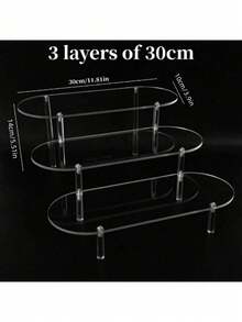 Acrylic Dessert Table Display Stand Cake Cup Rack Snack Stand Buffet Dessert Table Birthday Party Wedding Desktop Display Shelf Wedding Decor Wedding Party Supplies Wedding Decorations Wedding Accessories Wedding Cake Stand - Clear - View 2