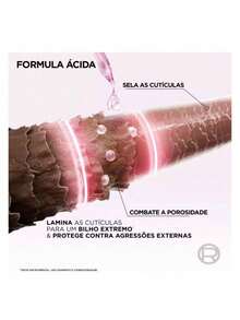 Creme para Pentear Super Gloss Loréal Paris Elseve Glycolic Gloss 250ml - Rosa Bebê - Visão 3