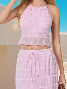 Women Tank Tops & Camis - Bright Pink - View 4