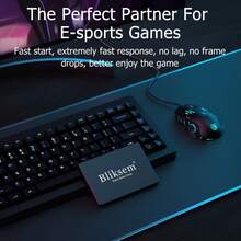 2PCS Bliksem KD650 SSD - 512GB/256GB/128GB, SATA III 6Gb/S, 2.5-Inch Ultra-Thin Design (7mm), 3D NAND TLC Chip, Read And Write Speeds Up To 550MB/S And 500MB/S, Compatible With Laptops, Desktops, Game Consoles And External Hard Drive Enclosures (Black) - 黑色 - 查看 2