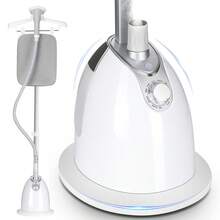 OYAJIA Clothes Steamer, Foldable Handheld Clothing Wrinkles Remover For Garments, Large Detachable Water Tank Portable Mini Fabric Steam Iron For Home And Travel (White) - UK Plug(220-240V) - View 2