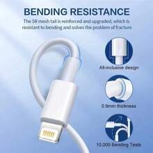 20W Fast Charging Set [USB C Wall Charger + 6.6Ft/200cm USB C To Lightning Cable] Compatible With IPhone 14/13/12/11/XR/XS/XS Max Super Fast Charger Compatible With IPhone, Travel Charger Plug, Fast Charging Wall Mountable For Office, School, Dorm, And Home, Gifts For Family, Friends, Kids, Birthday, Christmas, Winter, Suitable For Travel, Office, Dorm, And Home Adapter