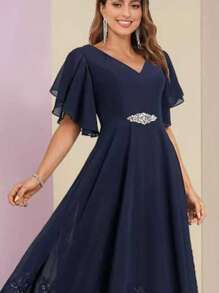 Cocktailkleid für Partys, Hochzeitsgästekleid, Abschlussballkleid, Brautjungfernkleid, Geburtstagskleid, Kleid für Mutter der Braut/des Bräutigams, Schulanfang