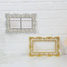1pc Switch Sticker Gorgeous Faux Pearl Switch Sticker Protective Cover, Unique DIY Design, Elegant Home Decoration Stickers Personalised Stickers - Multicolor - View 3