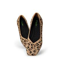Women's Square Toe Chunky Heels Pumps Comfortable Knitted Closed Toe Fashionable Elegant Casual Holiday Work Dress Shoes LEOPARD - Nhiều màu - Xem 5