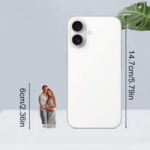 Customized Acrylic Photo Plaque, Personalized Home Decor, Can Print Your Favorite Photos Or Cartoon Patterns, Ideal For Wedding Souvenirs, Anniversary Gifts, Special Memories. Versatile, Elegant, Fashionable, High-Quality, Colorful, Modern Minimalist, Customizable, Personalized, Unique, An Ideal Gift For Him. - Acrylic Stand - View 3
