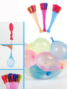 1pc Self-Tying Water Balloon, Water Fight Balloons For Summer Outdoor Water Sports, Splash Festival Carnival