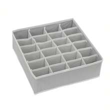 2 件抽屉式收纳架，婴儿衣服收纳袋，24 格衣柜收纳架和收纳袋，用于袜子、手帕、领带、皮带、婴儿衣服、内衣收纳