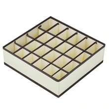 2 件抽屉式收纳架，婴儿衣服收纳袋，24 格衣柜收纳架和收纳袋，用于袜子、手帕、领带、皮带、婴儿衣服、内衣收纳