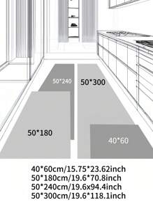 1 Pc Marrom Moderno Minimalista Árvore Folha Padrão Tapete, Corredor/Corredor Tapete, Veludo Cristal, 1000g/㎡, Retângulo, Antiderrapante Lavável, Decoração de Casa, Sala de Estar, Cozinha, Sala de Jantar, Escritório, Adequado para Todas as Estações