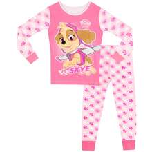 Paw Patrol Pyjamas | Skye Paw Print Girls' Pyjama Set | Kids' PJs - Multicolor - View 1