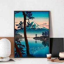 1 Stück Ukiyo-E Kawase Hasui Kunstwerke Poster Clubbar Vintage Poster Wandkunst Malerei Schlafzimmer Studierzimmer ohne Rahmen - Verschiedenfarbig - Übersicht 8