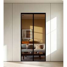 Summer Mosquito Net Curtain Upgraded Version, Black Fiberglass Anti-Cat & Dog Scratch High Permeability Mesh, Strong Magnetic Automatic Closing, Household Thickened Invisible Design Breathable Mesh Door No-Drill Installation Mosquito Net Curtain