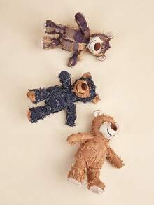 猫/狗爱好者的礼物和狗/猫妈妈爱宠物声音玩具，狗爱好者和狗妈妈爱咀嚼玩具 - 适合中小型幼犬的吱吱作响的压力缓解玩具，缓解分离焦虑的互动拼图玩具，推荐猫/狗爱好者的礼物和狗/猫妈妈爱宠物玩具 - 彩色 - 查看 9