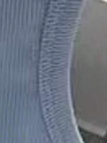 Girls Bow Decor Ruffle Trim Cute Camisole Top, Suitable For Spring/Summer - Blue - View 4