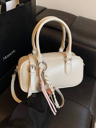 小众品牌高品质时尚女包、单肩包、斜挎包、手提包、枕形设计、多功能