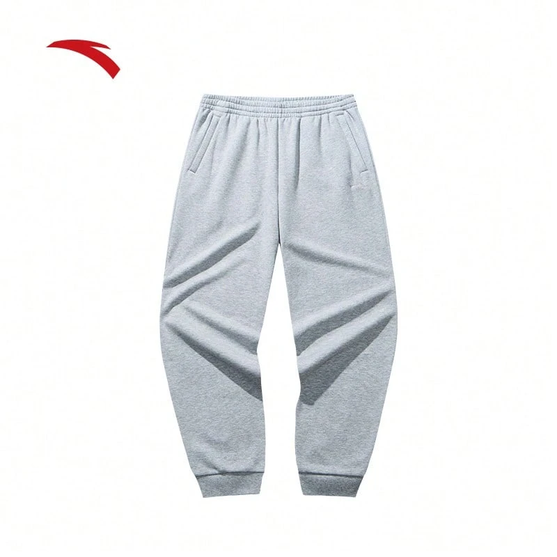 Pantalones deportivos para hombre 2025 Primavera Nuevos pantalones rectos informales y holgados, pantalones de chándal transpirables de punto - CD28 Flor Gris Gris -3 - Ver 1