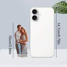 Customized Acrylic Photo Plaque, Personalized Home Decor, Can Print Your Favorite Photos Or Cartoon Patterns, Ideal For Wedding Souvenirs, Anniversary Gifts, Special Memories. Versatile, Elegant, Fashionable, High-Quality, Colorful, Modern Minimalist, Customizable, Personalized, Unique, An Ideal Gift For Him. - Acrylic Stand - View 5