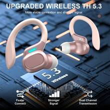 LIFEBEE Wireless Sport Earbuds With Mic And LED Charging Case - True Stereo Sound And Earhook Design For Running And Workouts