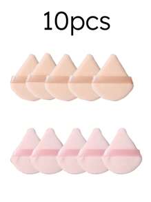10pcs/3pcs/1pc Triangle Makeup Sponge, Powder Puff, Flat Foundation Sponge, Finger Cushion Puff,Makeup,Cheap,Room Decor,Vanity,Travel,Bedroom,Makeup Accessories,Puff,Makeup Blender,Powder Puff,Makeup Sponge